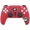 University of Georgia Logo Red PS5 Controller Skin